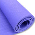 Ejercicio de plegamiento de logotipo personalizado de 6 mm de 6 mm TPE Yoga Mat